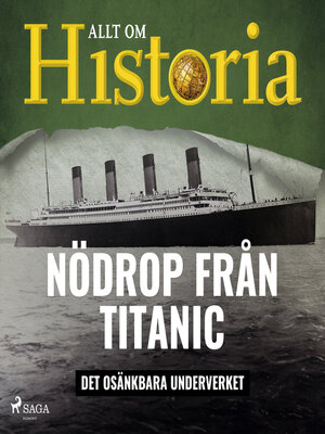 cover image of Nödrop från Titanic